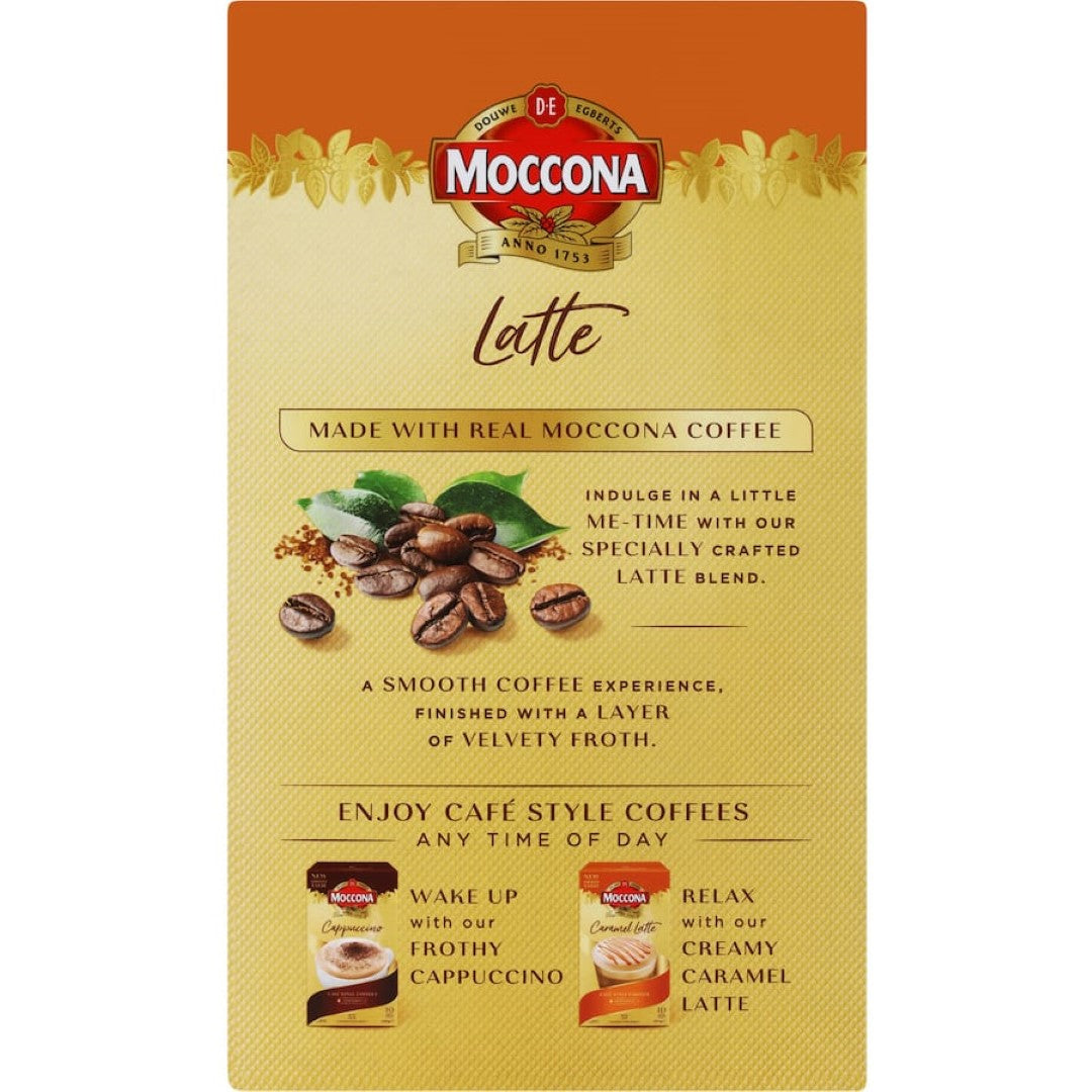 Moccona Coffee Sachets Latte 10 pack 148g