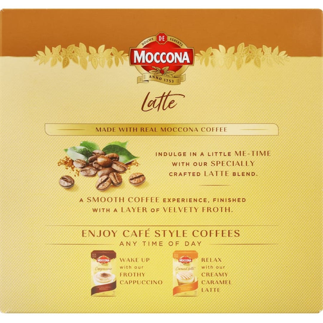 Moccona Coffee Sachets Latte 20 pack 296g