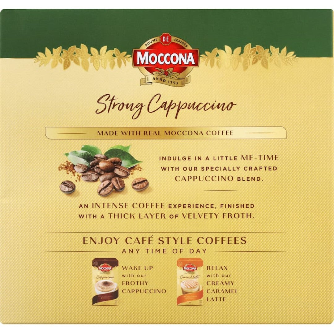 Moccona Coffee Sachets Strong Cappuccino 20 pack 264g