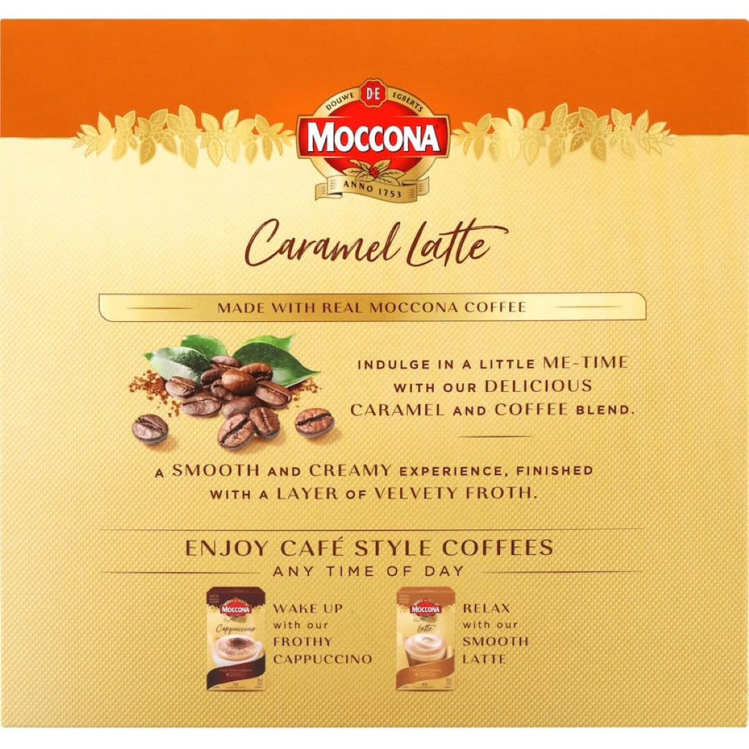 Moccona Coffee Sachets Caramel Latte 20 pack 274g