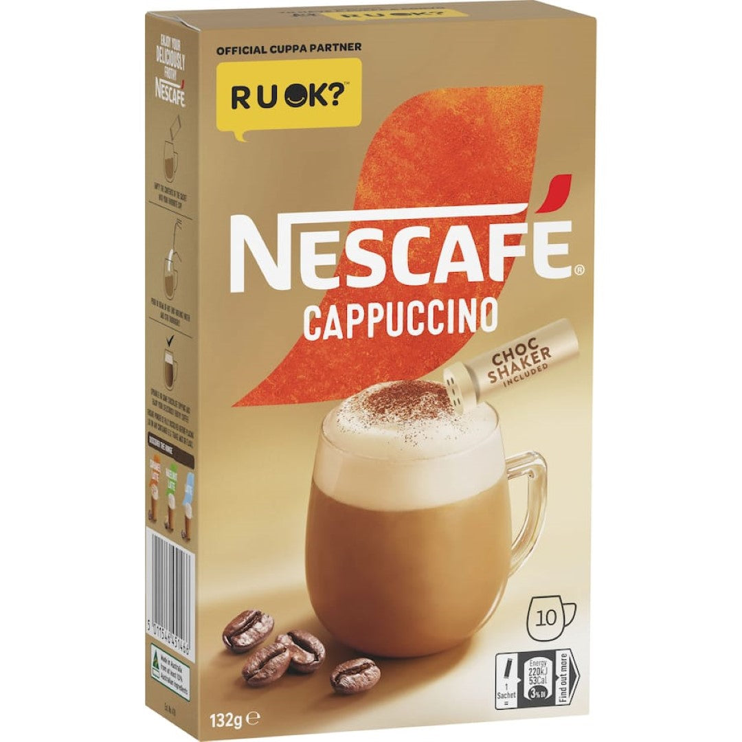 Nescafé Coffee Sachets Cappuccino 10pack 132g