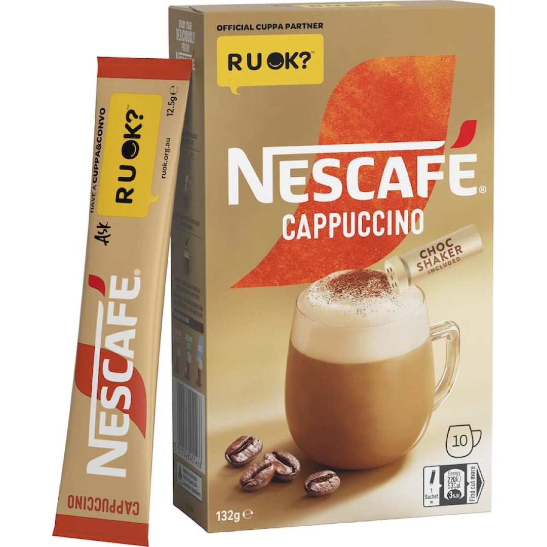 Nescafé Coffee Sachets Cappuccino 10pack 132g