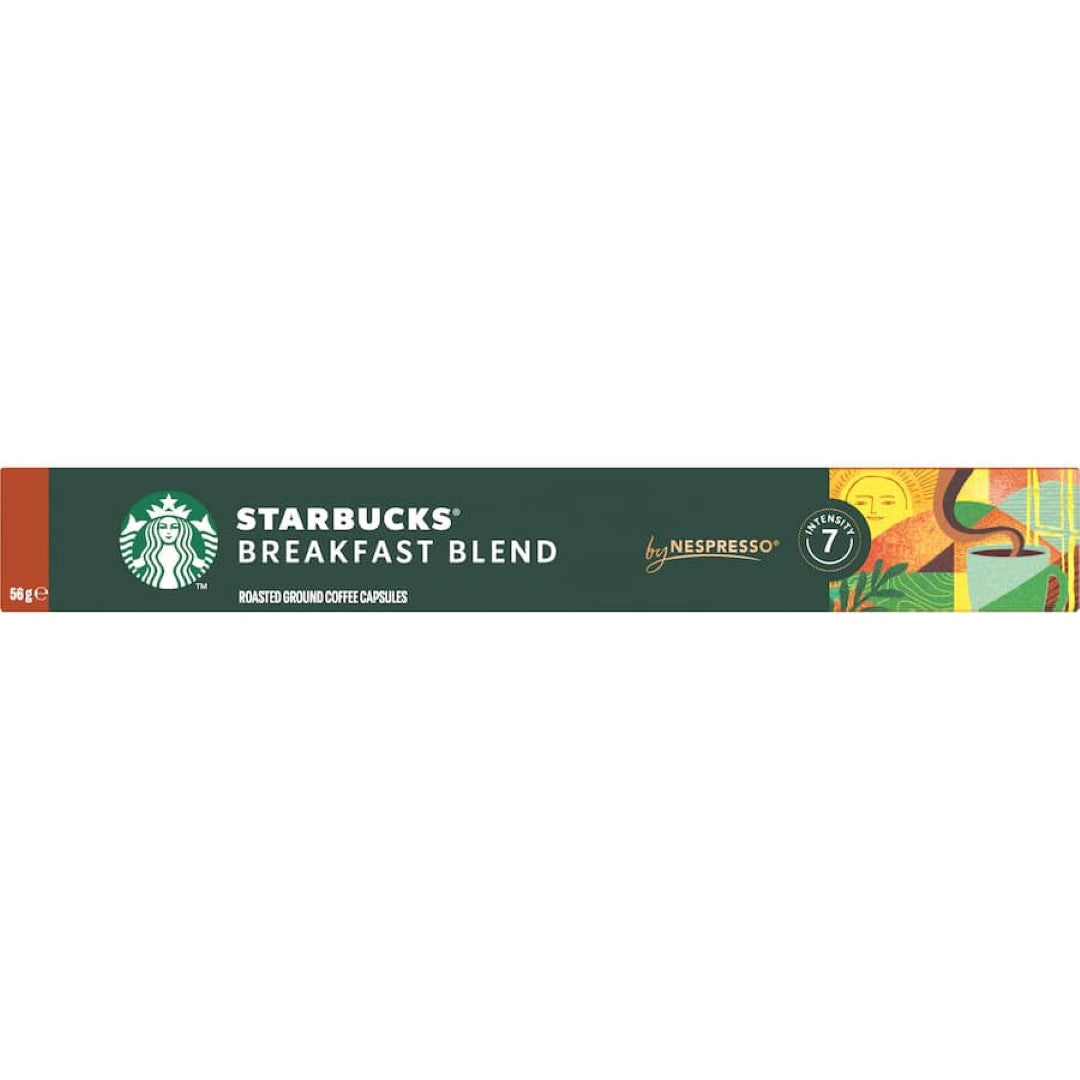 Starbucks By Nespresso Coffee Pods Breakfast Blend 10 pack 56g