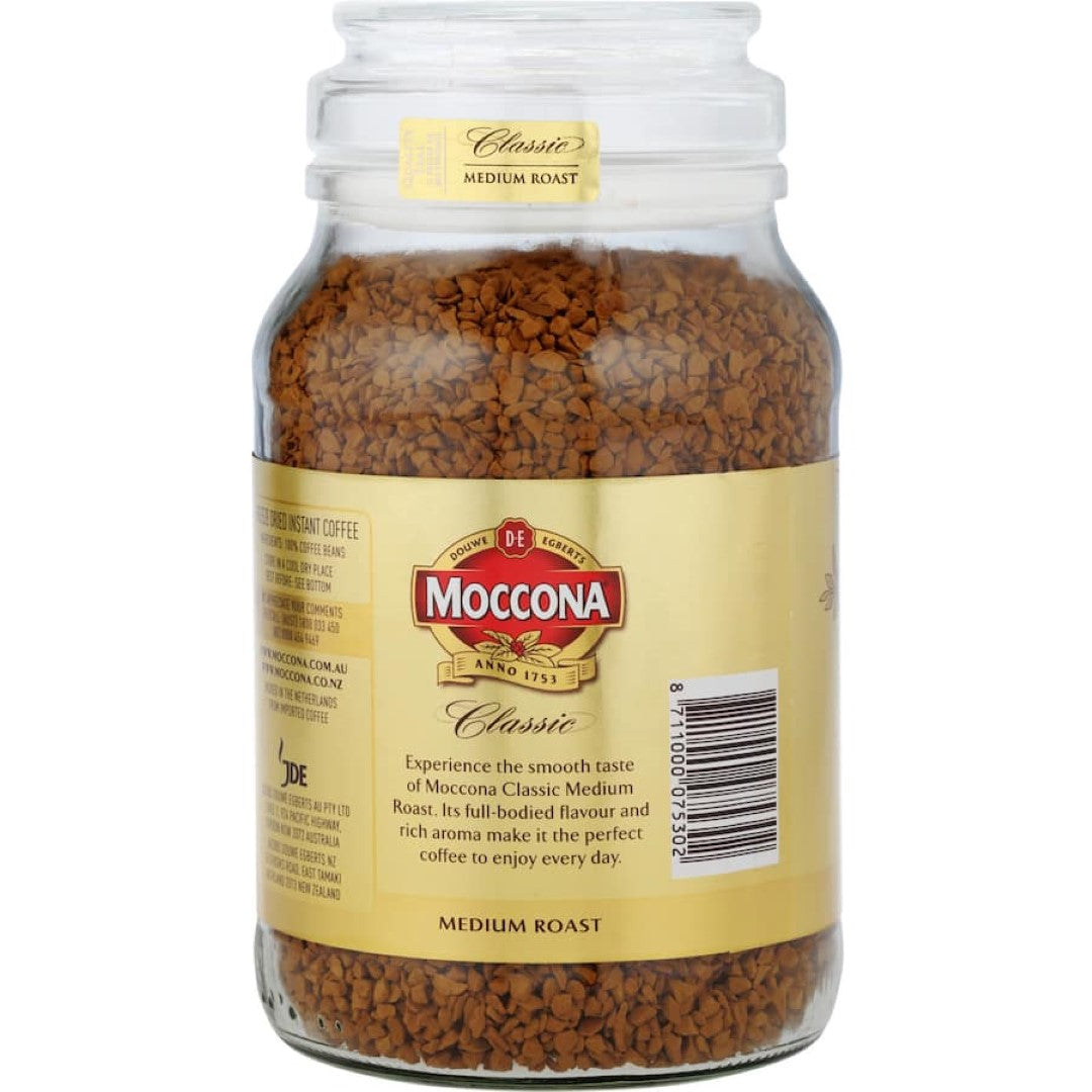 Moccona Instant Coffee Classic Medium Roast 400g jar