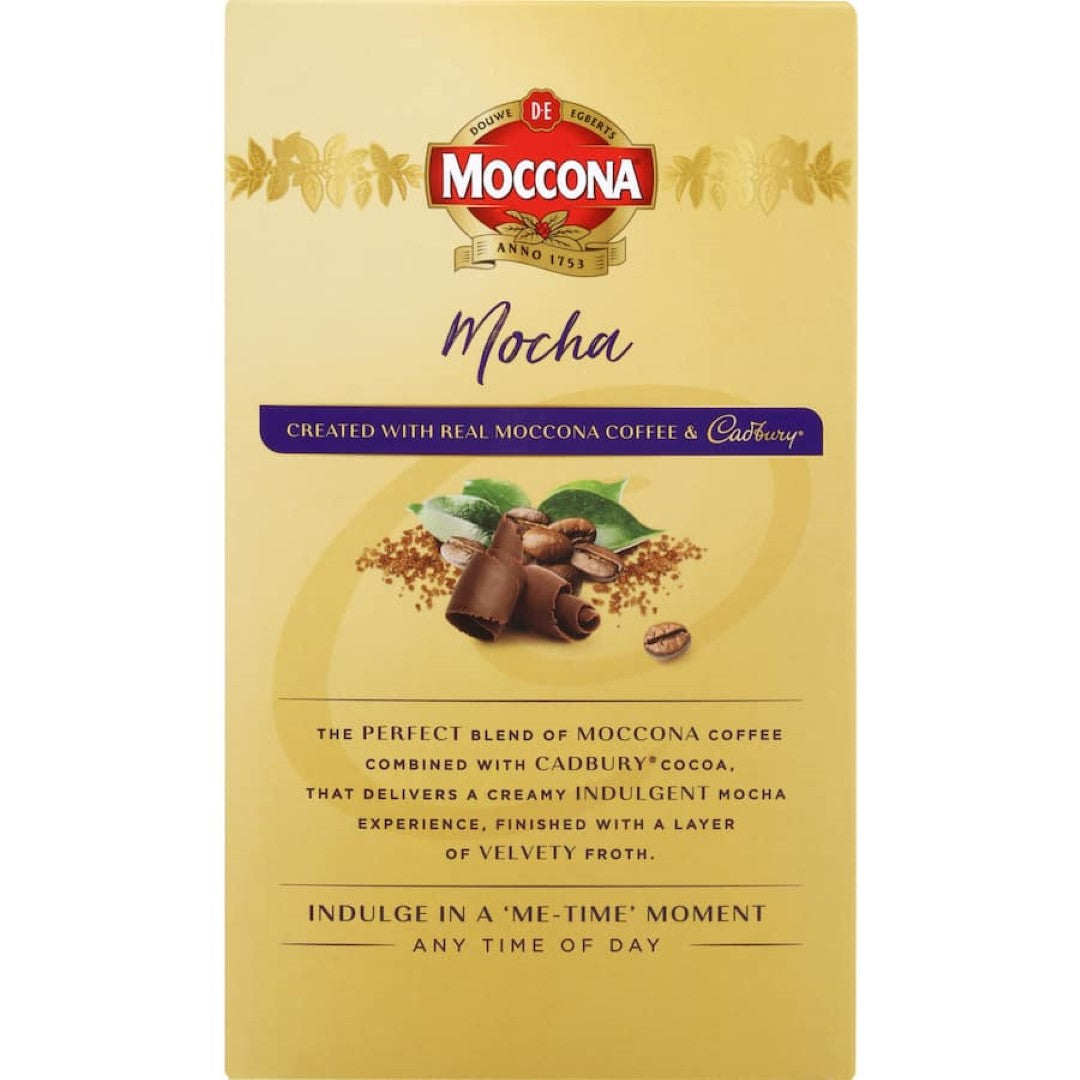 Moccona Cadbury Coffee Sachets Mocha 8 pack 132g