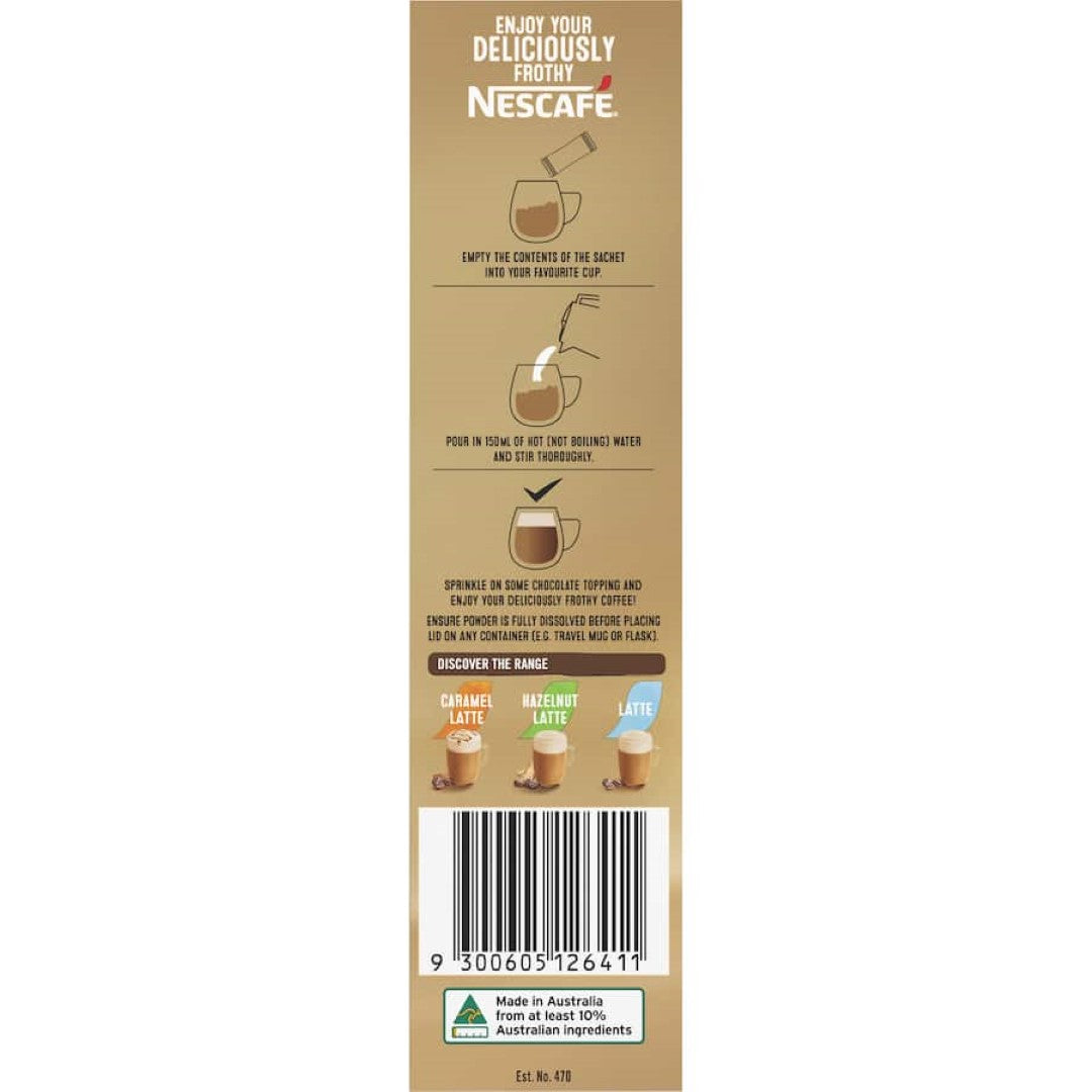 Nescafé Coffee Sachets Cappuccino Decaf 10pack 132g