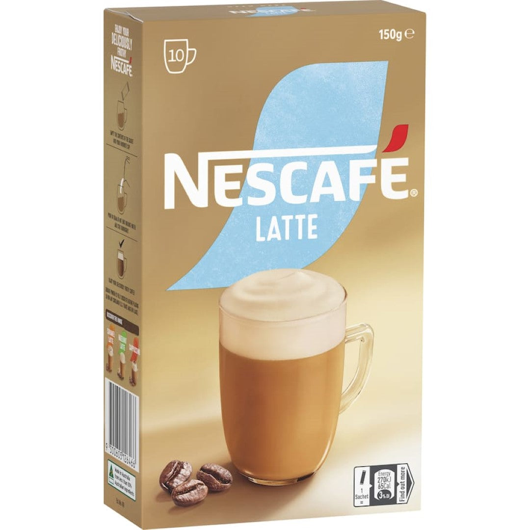 Nescafé Coffee Sachets Latte 10pack 150g