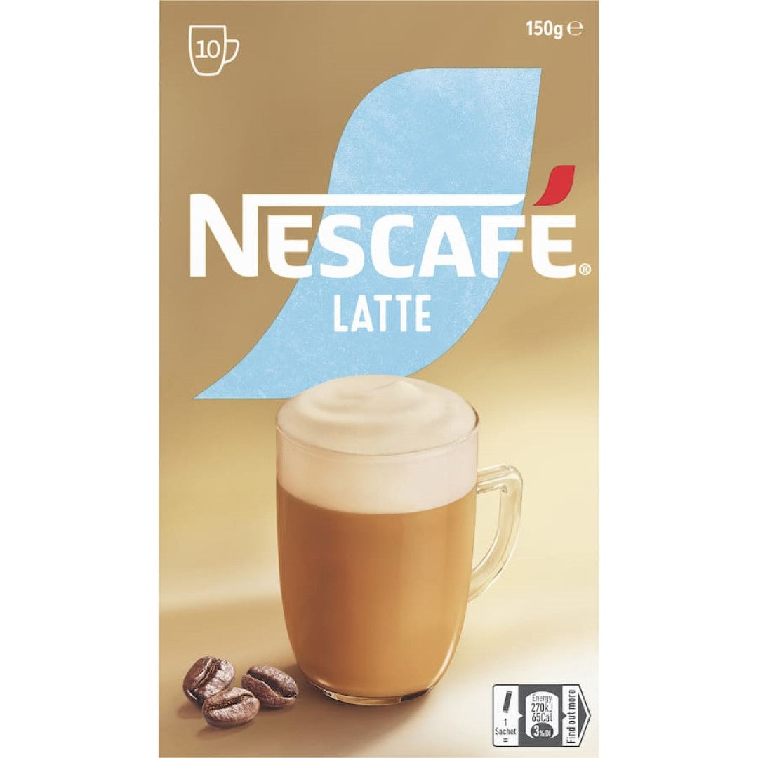 Nescafé Coffee Sachets Latte 10pack 150g