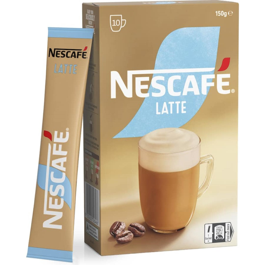 Nescafé Coffee Sachets Latte 10pack 150g