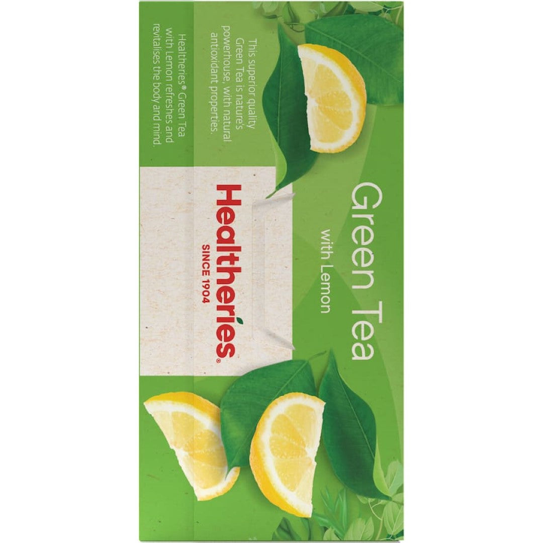 Healtheries Green Tea Lemon Bags 20pack