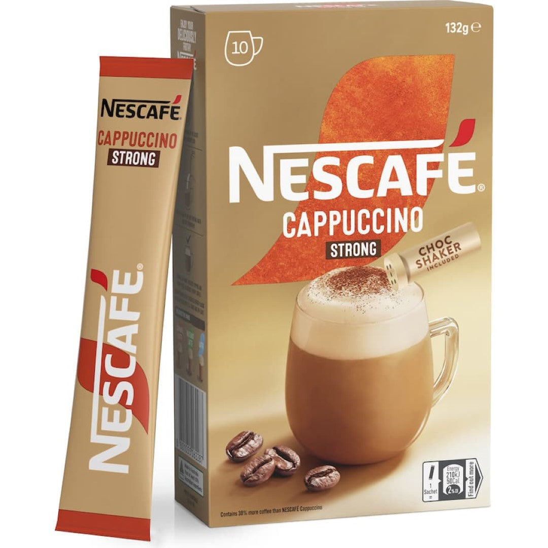 Nescafé Coffee Sachets Cappuccino Strong 10pack 125g