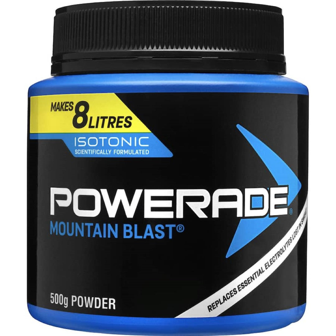 Powerade Isotonic Powder Sports Drink Mountain Blast 500g