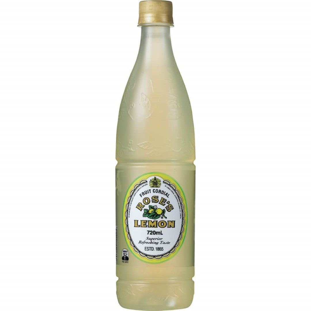 Roses Concentrate Lemon Cordial 720mL