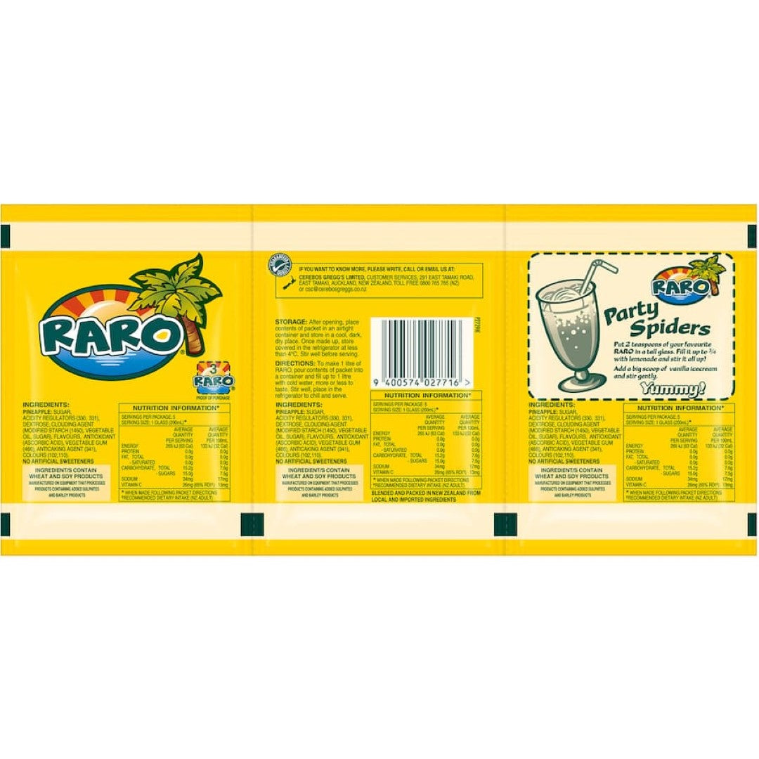 Raro Beverage Mix Pineapple 3pack