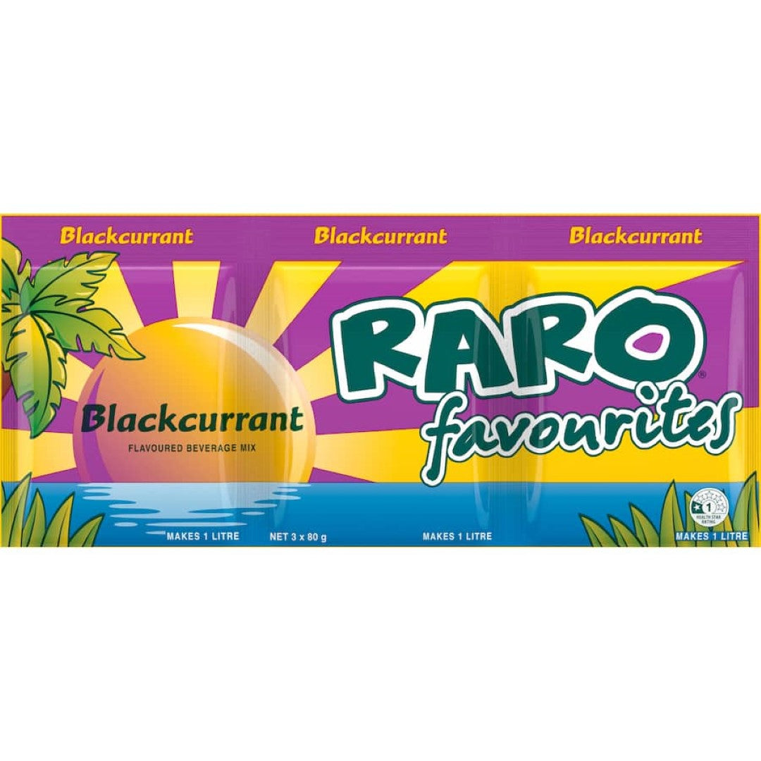 Raro Beverage Mix Blackcurrant 3pack