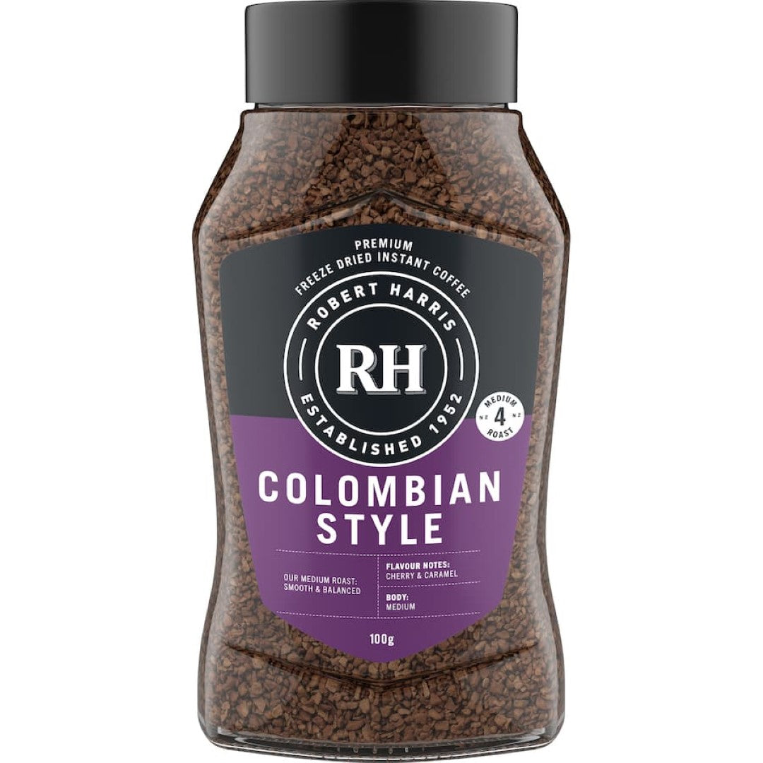 Robert Harris Freeze Dried Instant Coffee Colombian Blend 100g