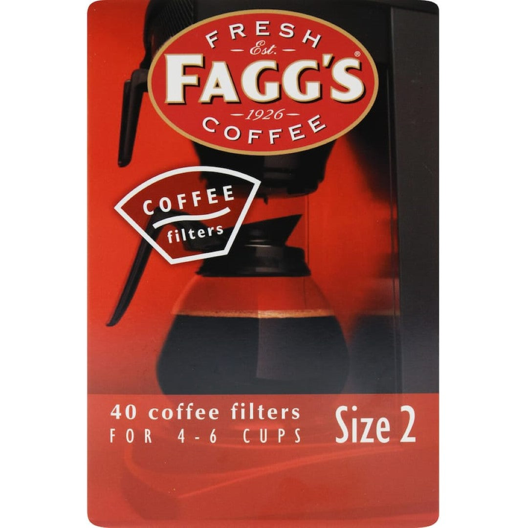 Faggs Coffee Filters 1x2 40pack