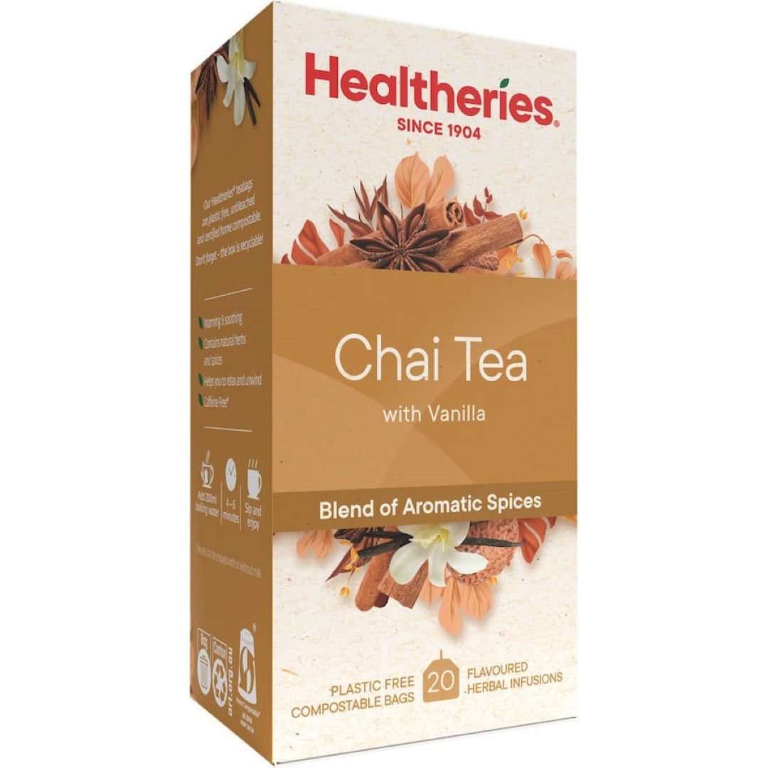 Healtheries Chai Tea Vanilla Bags 20pack