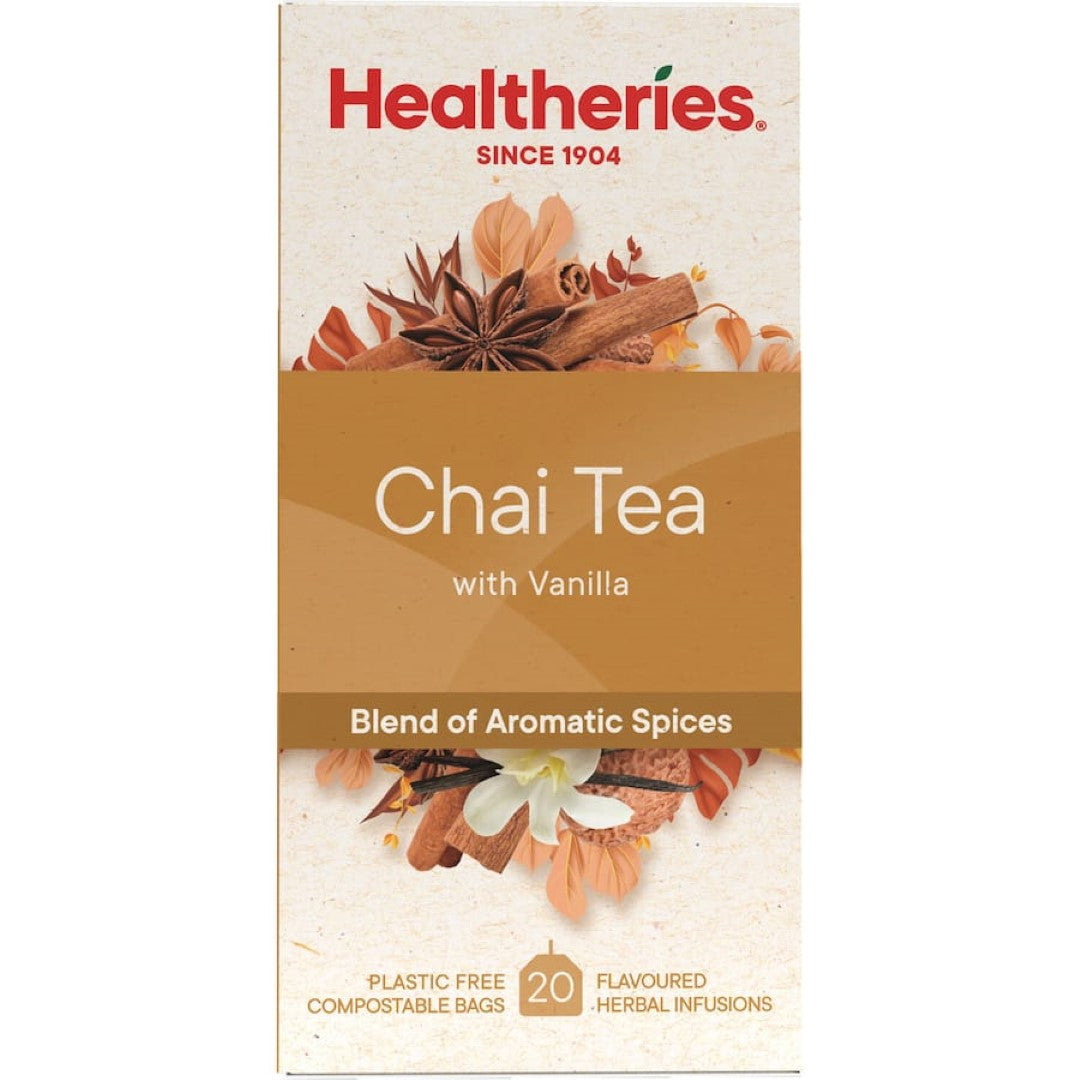 Healtheries Chai Tea Vanilla Bags 20pack