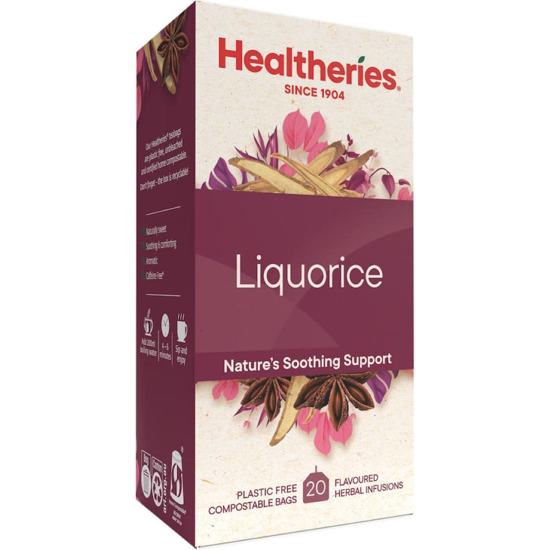 Healtheries Herbal Tea Liquorice Bags 20pack