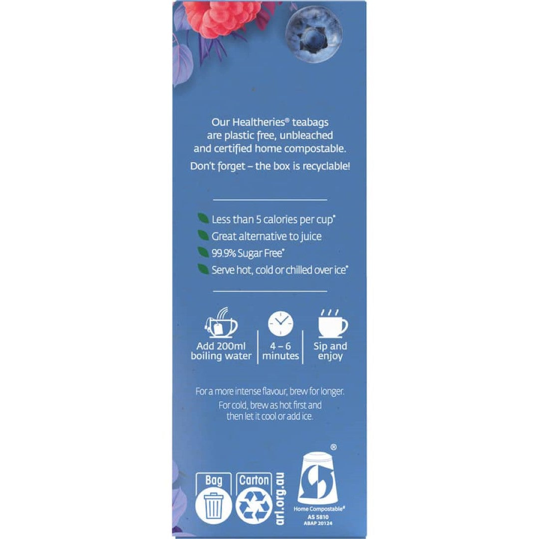 Healtheries Fruit Tea Wild Berries Bags 20pack