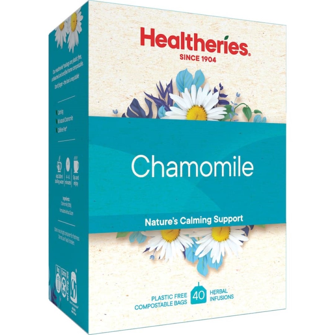 Healtheries Herbal Tea Chamomile Bags 40pack