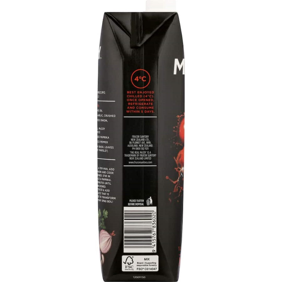 Mccoy Tomato Juice  1L