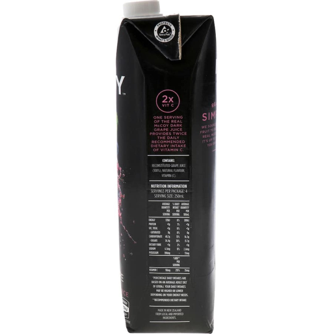Mccoy Fruit Juice Dark Grape 1L