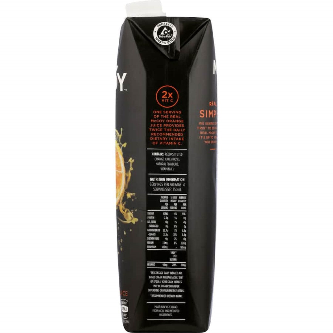 Mccoy Fruit Juice Orange 1L