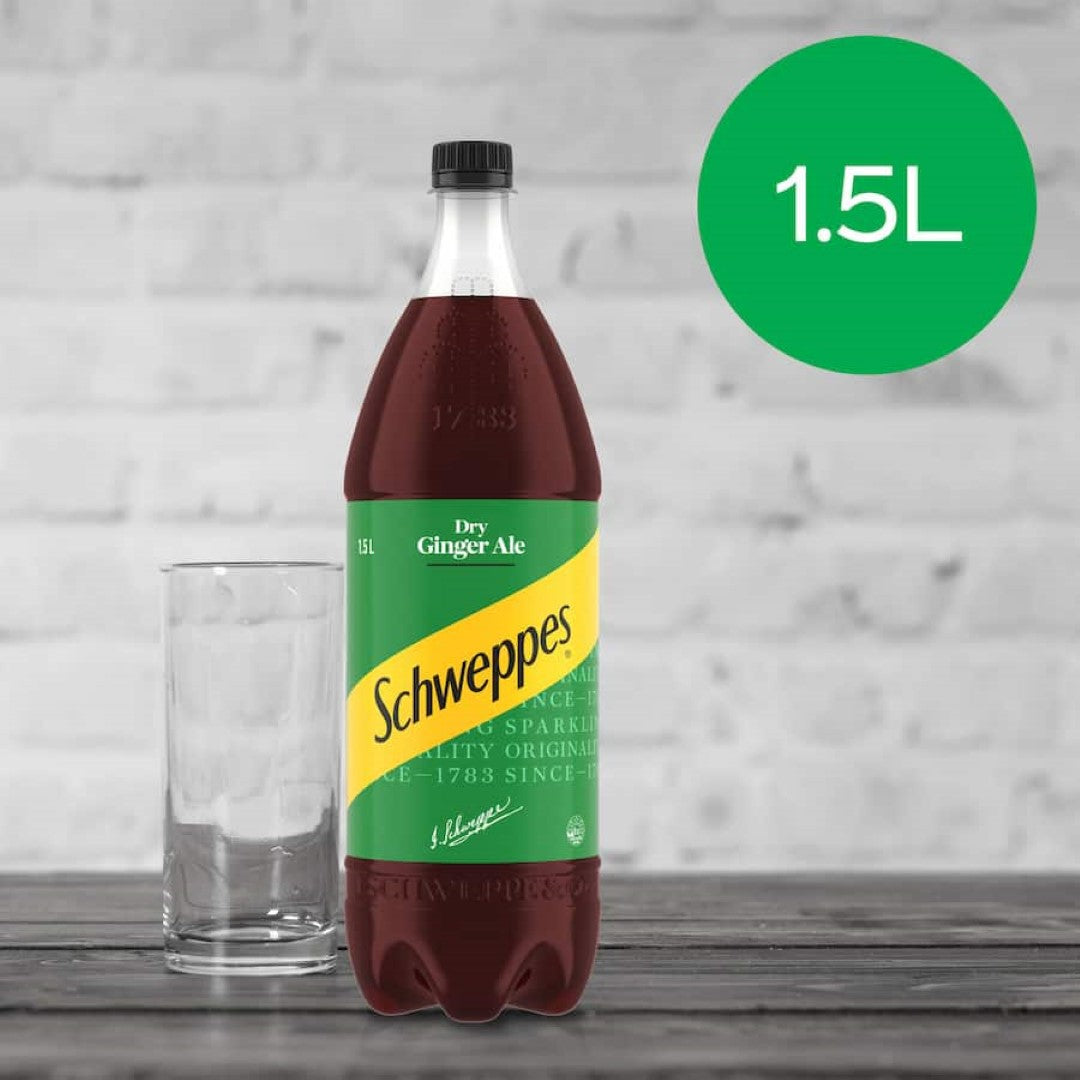 Schweppes Drink Mixers Ginger Ale 1.5L