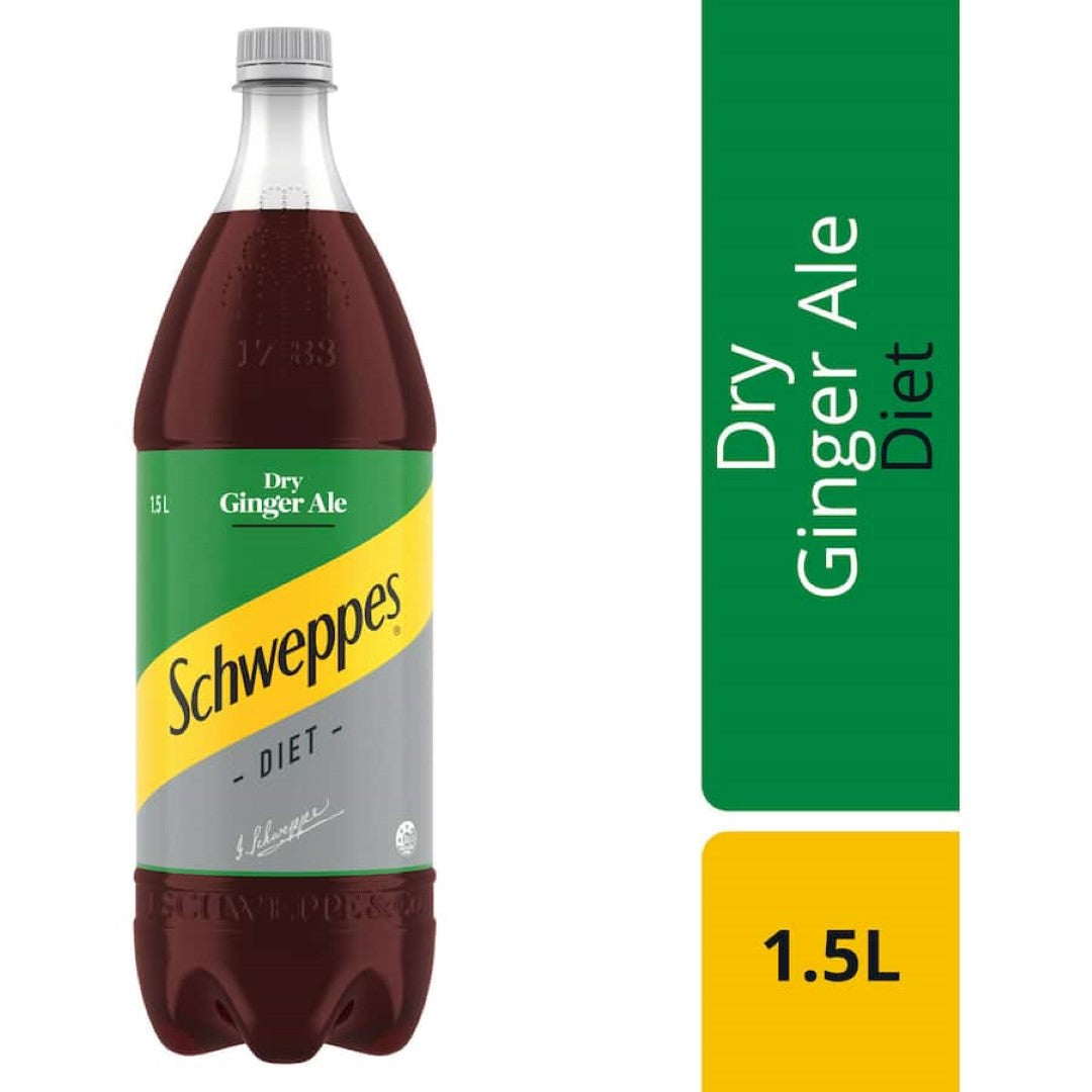 Schweppes Drink Mixers Diet Ginger Ale 1.5L