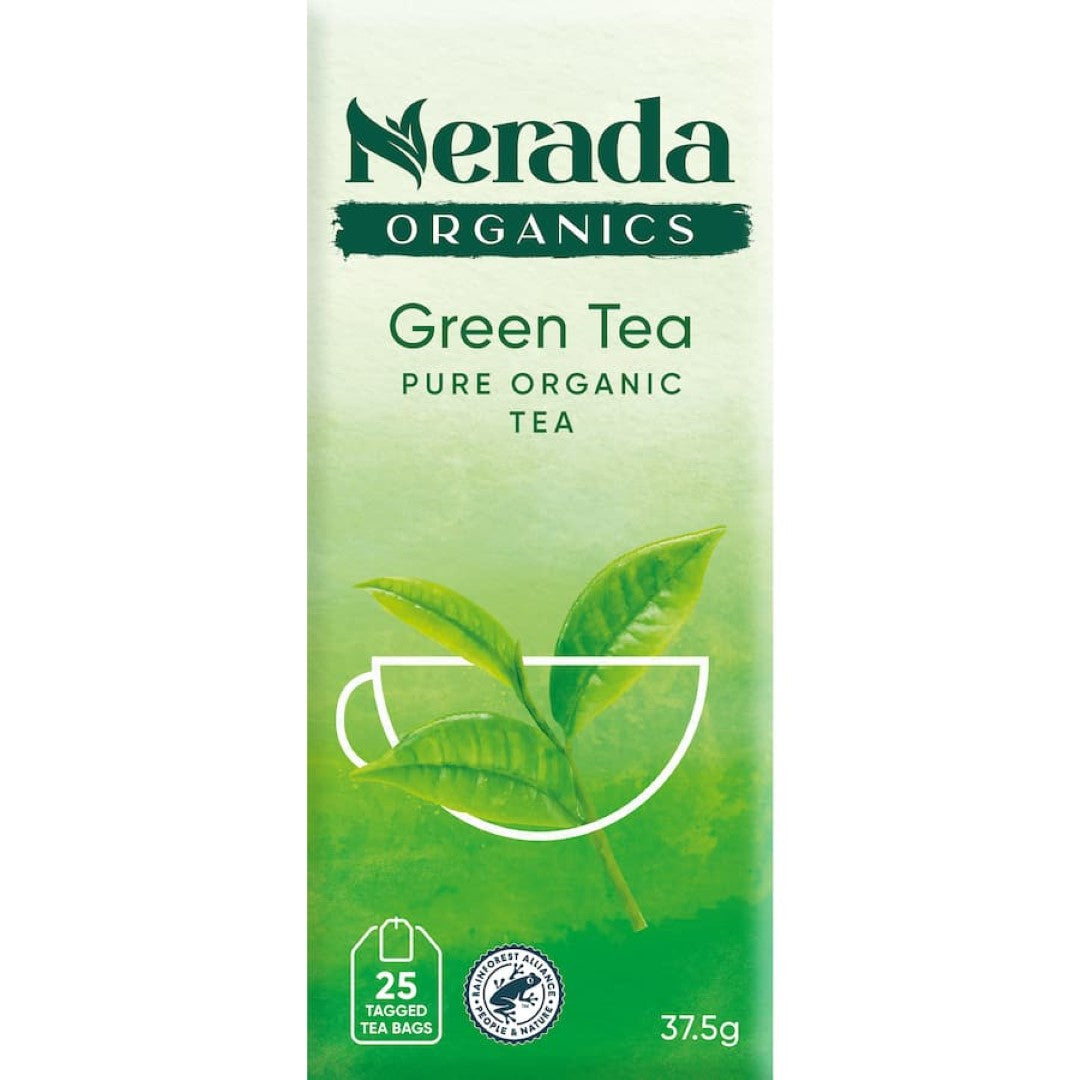 Nerada Organic Green Tea Bags 25pack