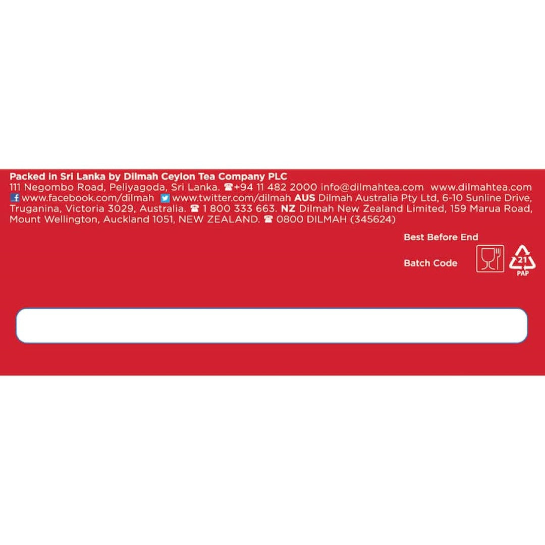 Dilmah Tea Decaf English Breakfast Bags 20pack