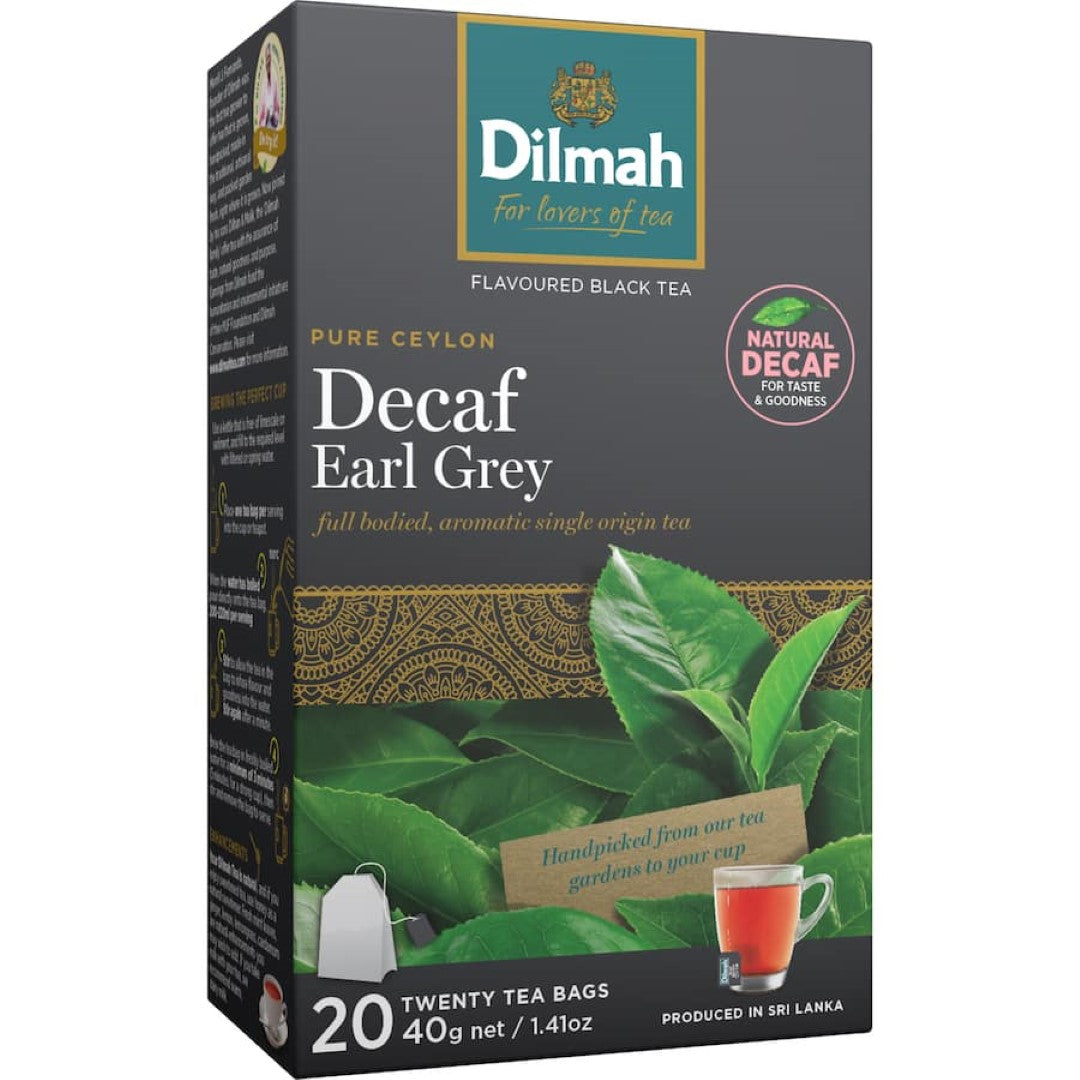 Dilmah Tea Decaf Earl Grey Bags 20pack
