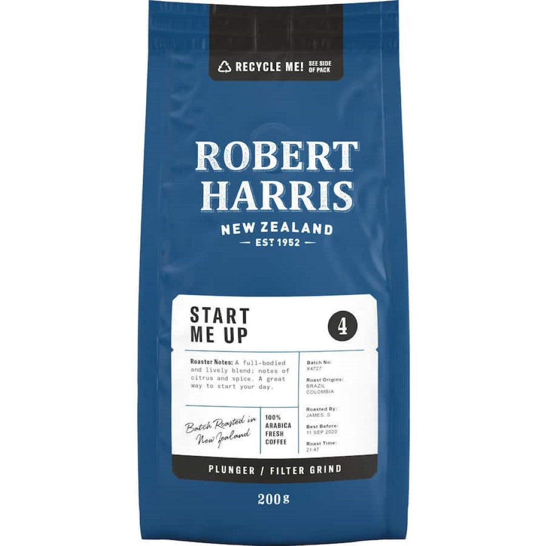 Robert Harris Plunger & Filter Grind Start Me Up 200g