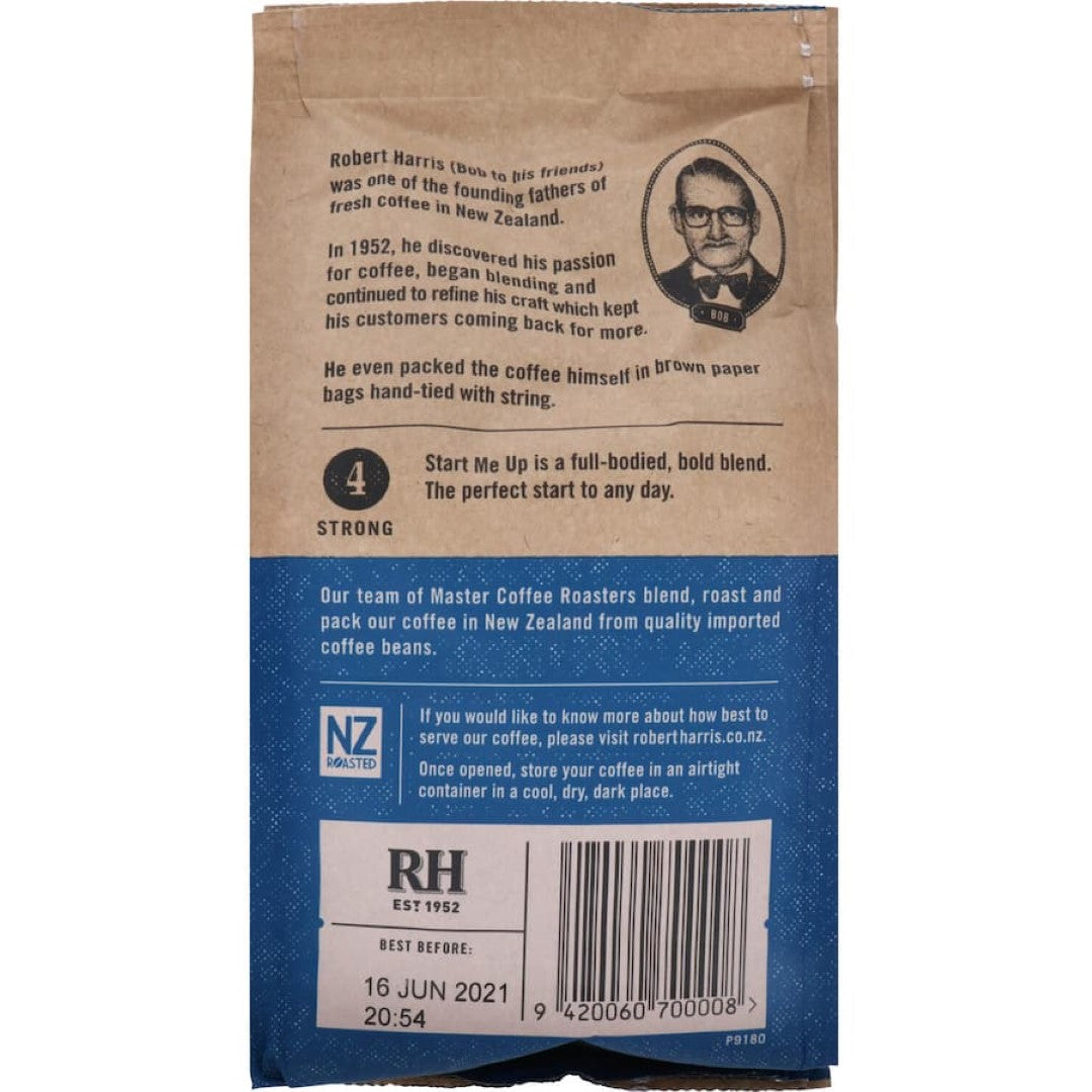 Robert Harris Plunger & Filter Grind Start Me Up 200g