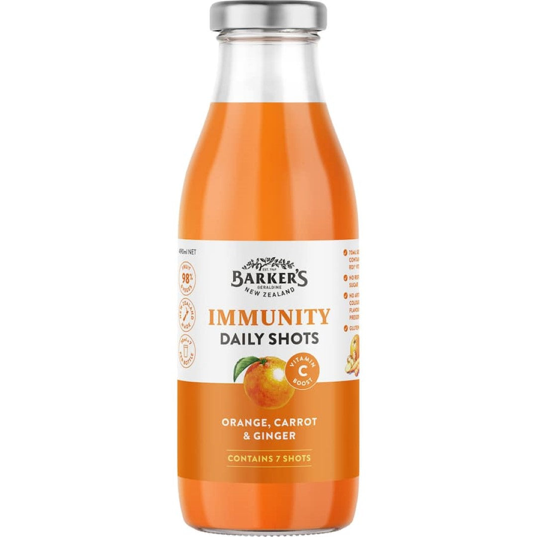 Barker's Immunity Daily Shots Orange & Carrot