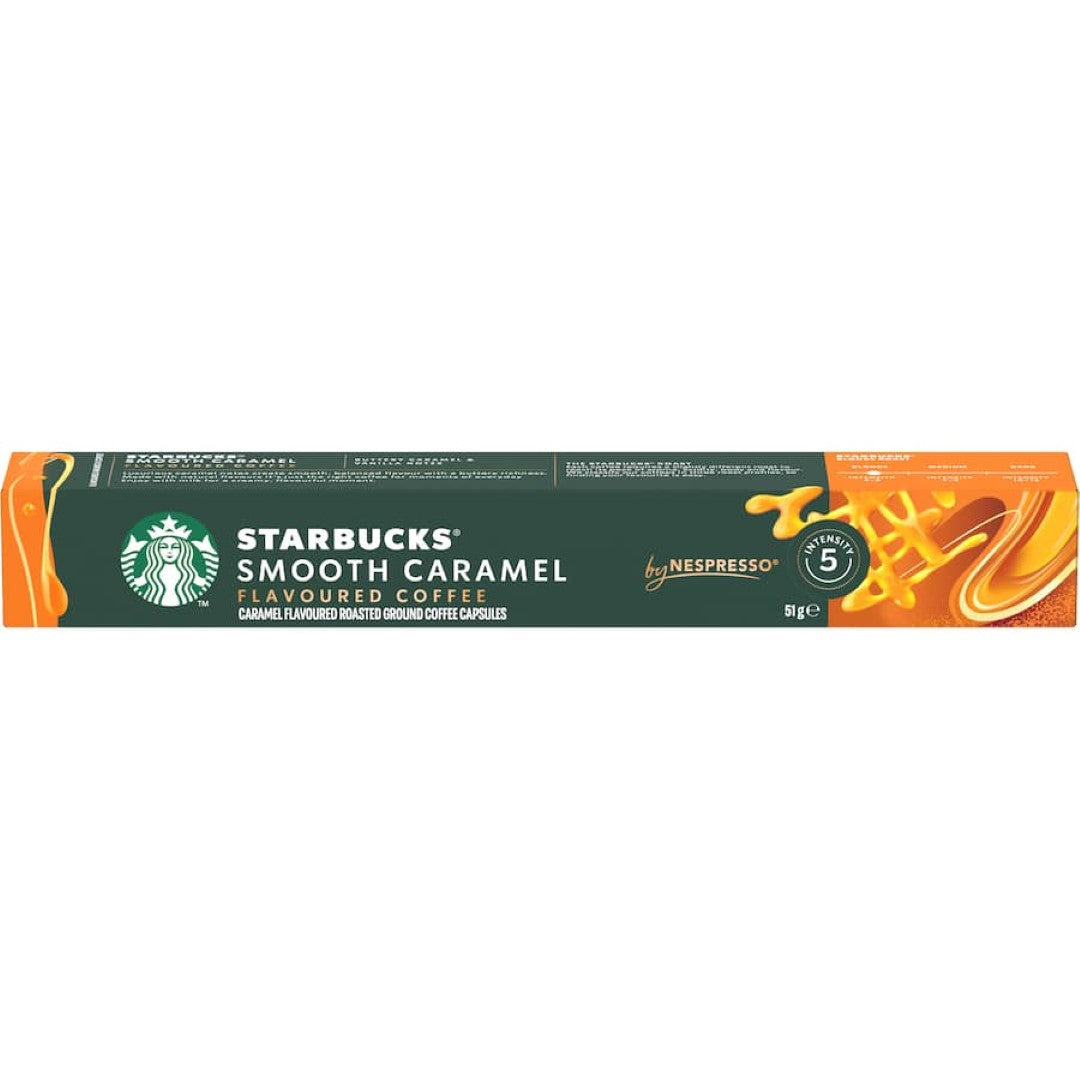 Starbucks By Nespresso Coffee Capsules Smooth Caramel 10pack