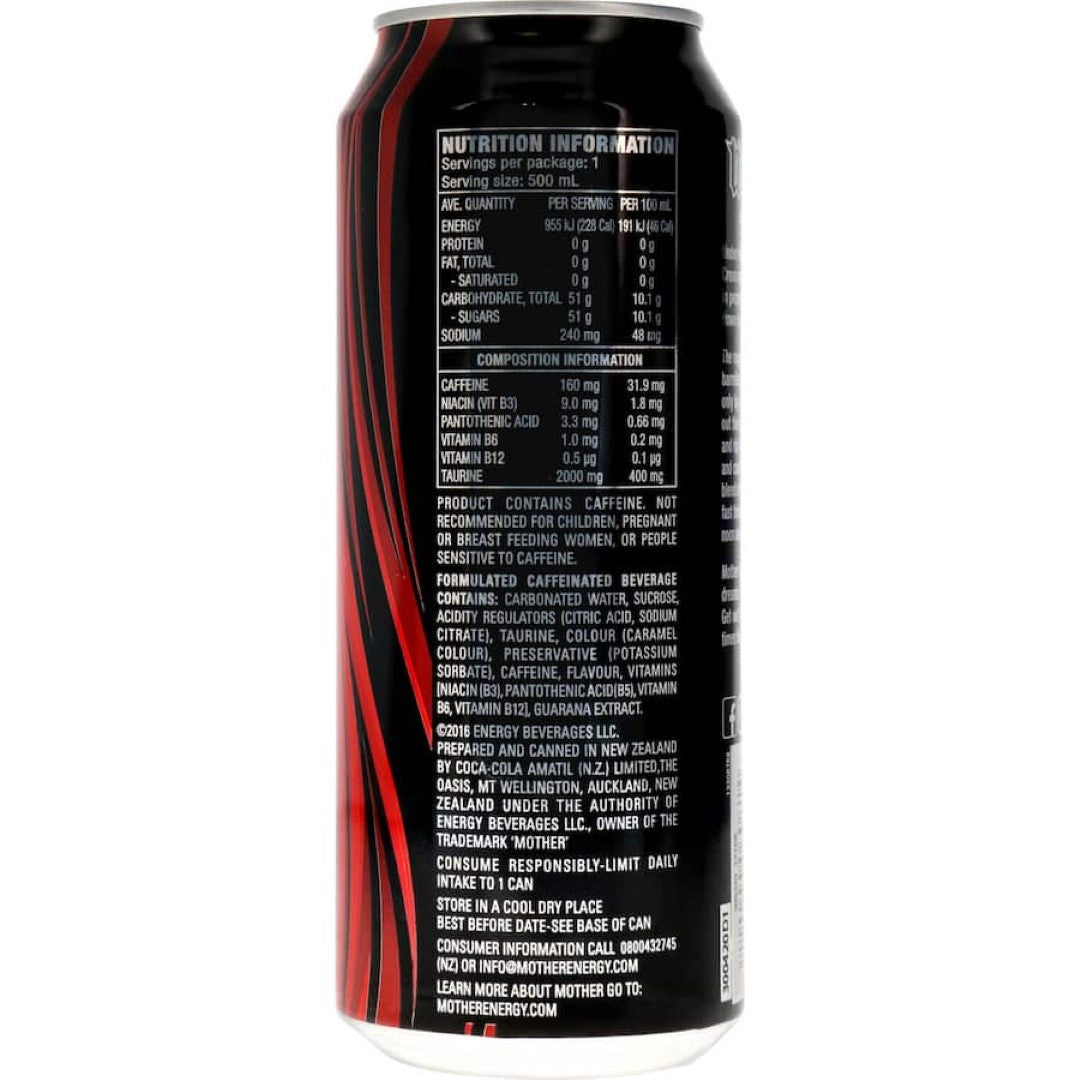 Mother Energy Drink Black Can 500mL