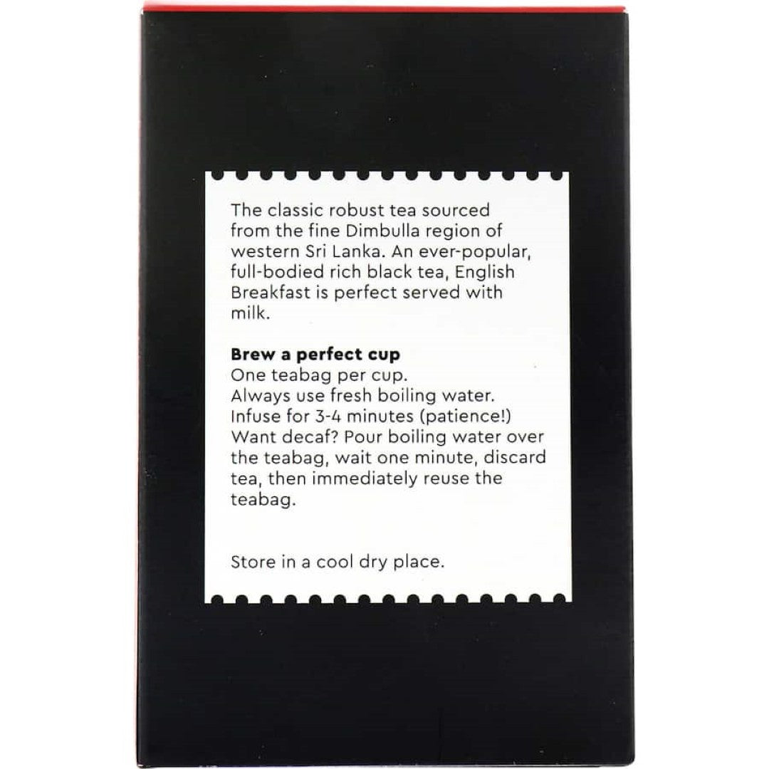 Chanui English Breakfast Tea Bags Biodegradable Bags 50pack