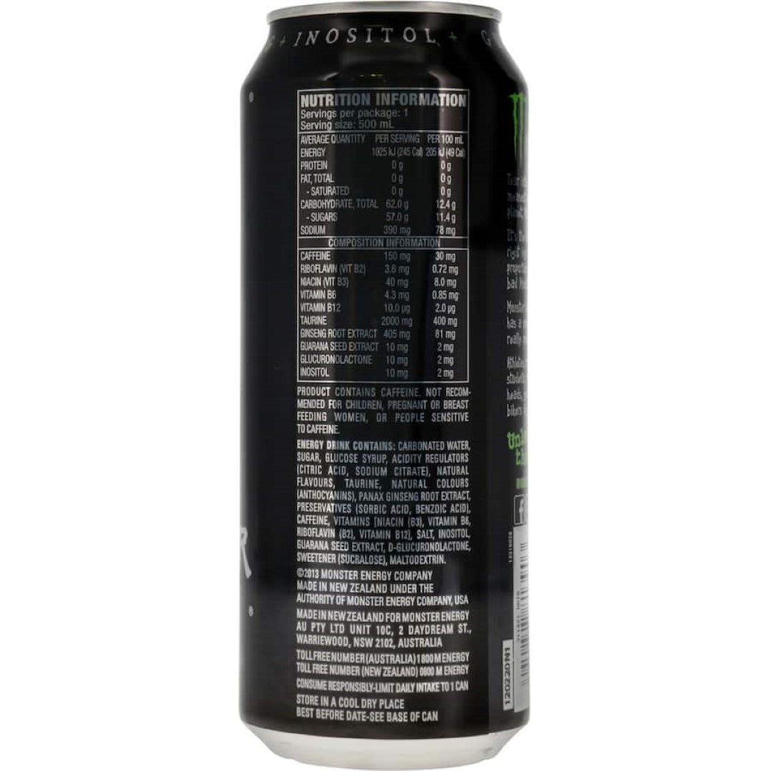 Monster Energy Drink  Single can 500mL