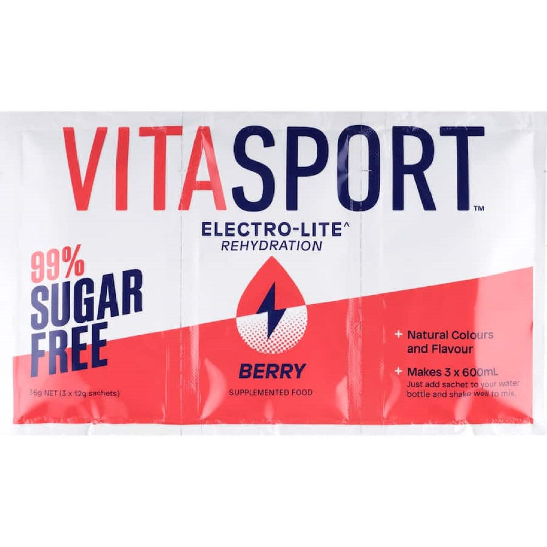 Vitasport Electrolytes 99% Sugar Free Berry Boost 3pack