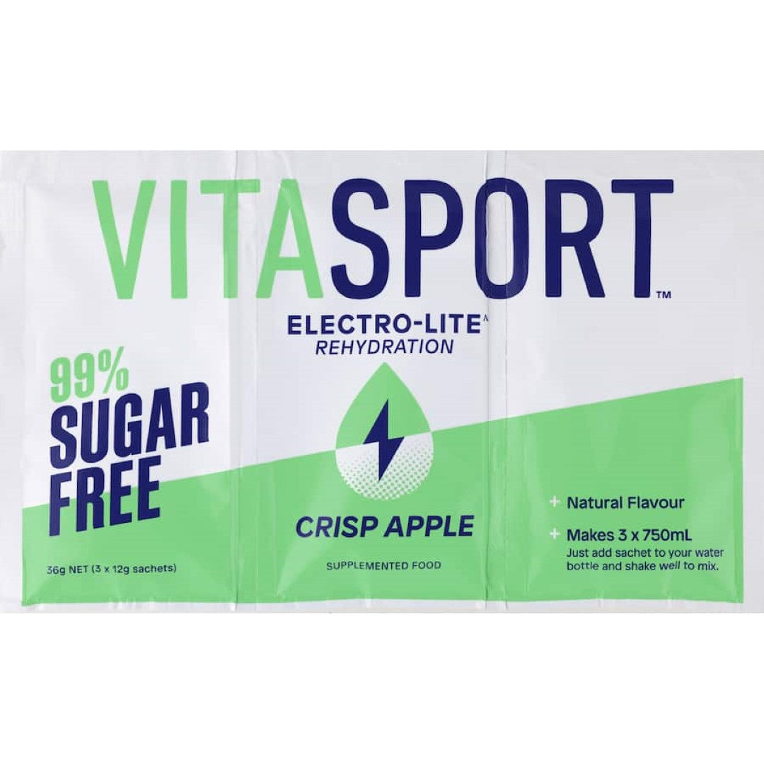 Vitasport Electrolyte 99% Sugar Free Crisp Apple 3pack