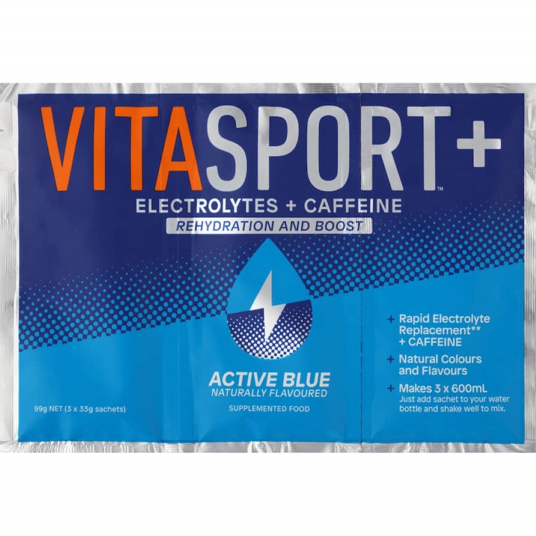 Vitasport Plus Electrolyte Active Blue 3pack