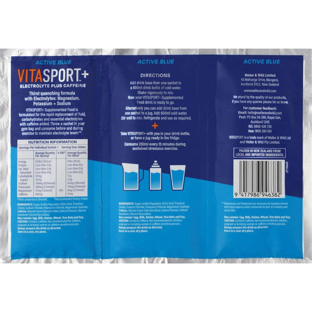 Vitasport Plus Electrolyte Active Blue 3pack