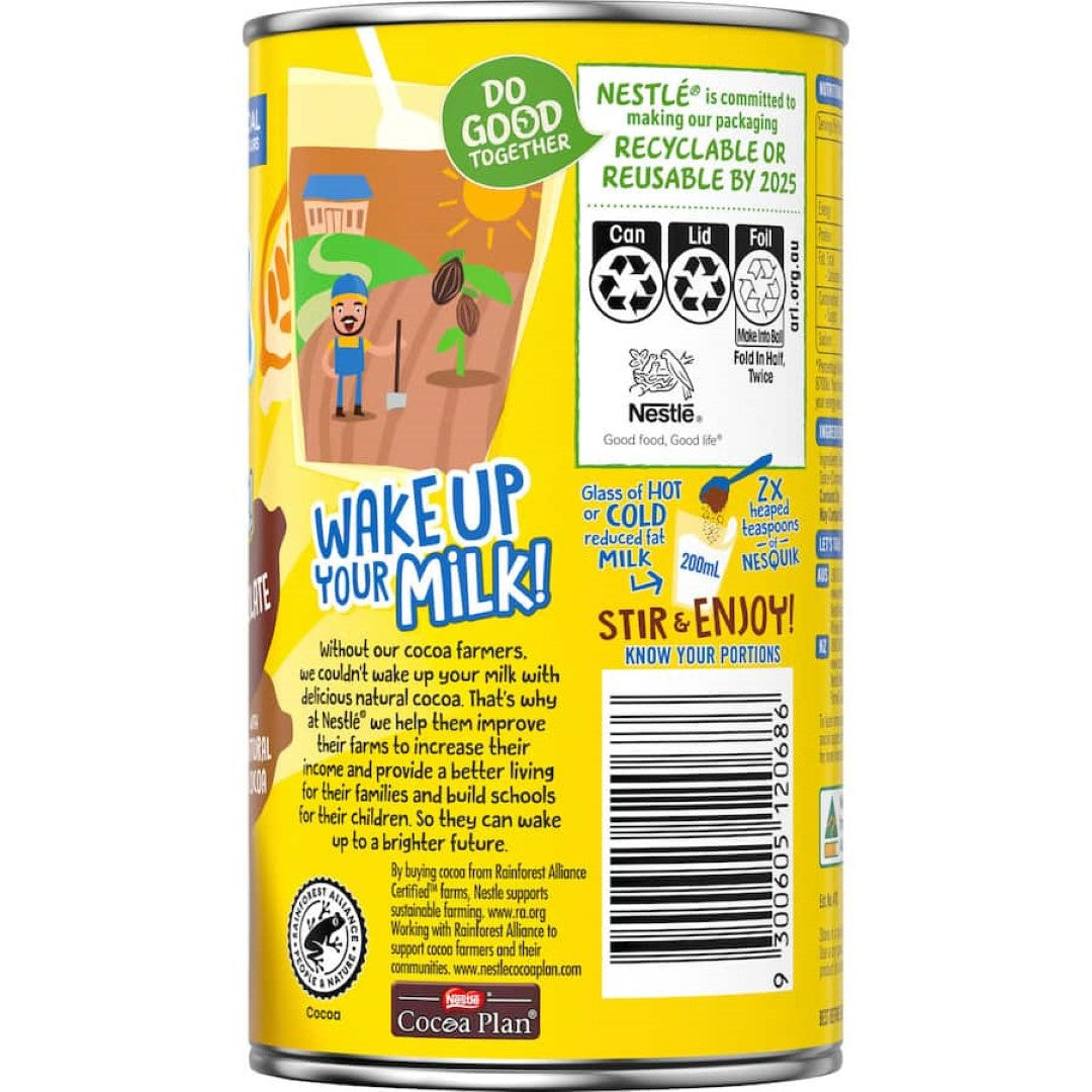 Nestle Nesquik Instant Drink Chocolate Tin 250g