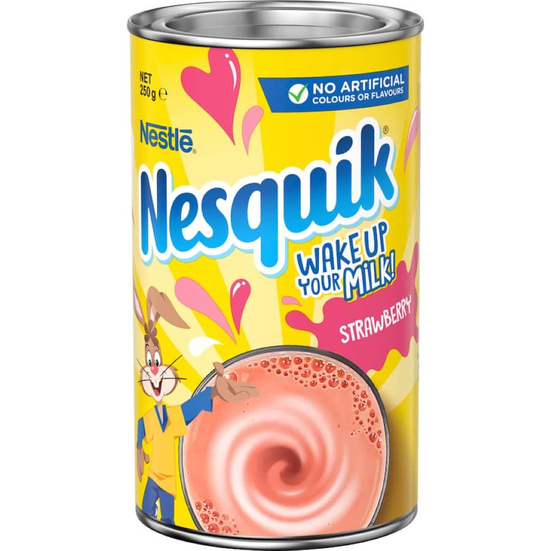 Nestle Nesquik Instant Drink Strawberry Tin 250g