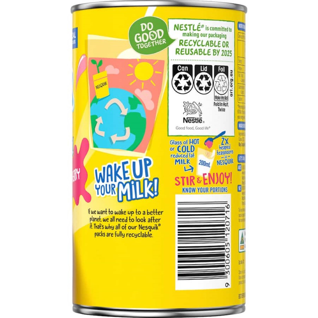 Nestle Nesquik Instant Drink Strawberry Tin 250g