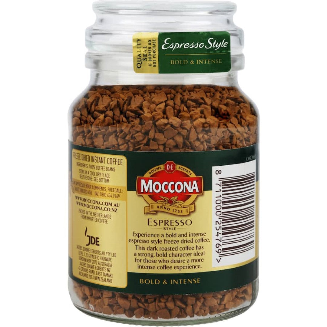 Moccona Instant Coffee Espresso Style 100g jar