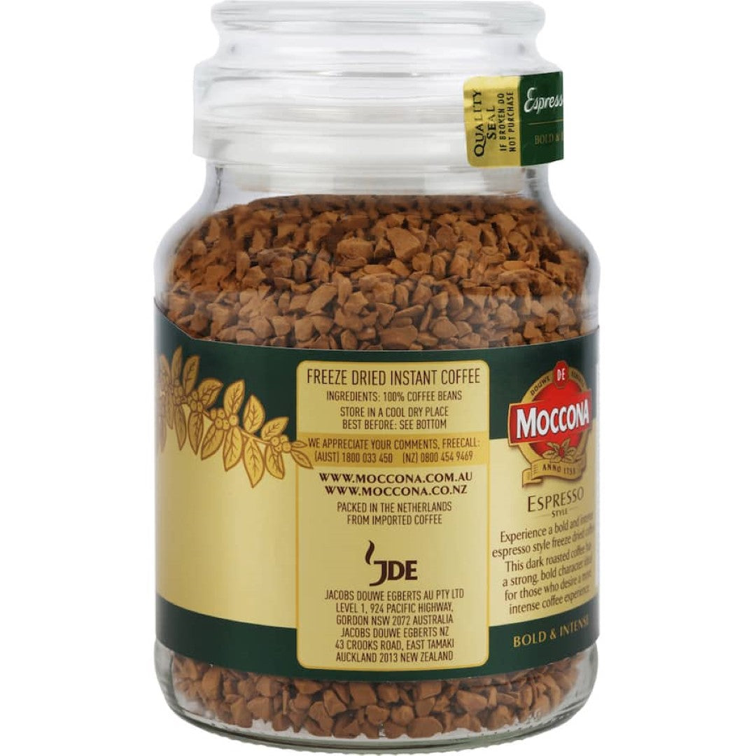 Moccona Instant Coffee Espresso Style 100g jar